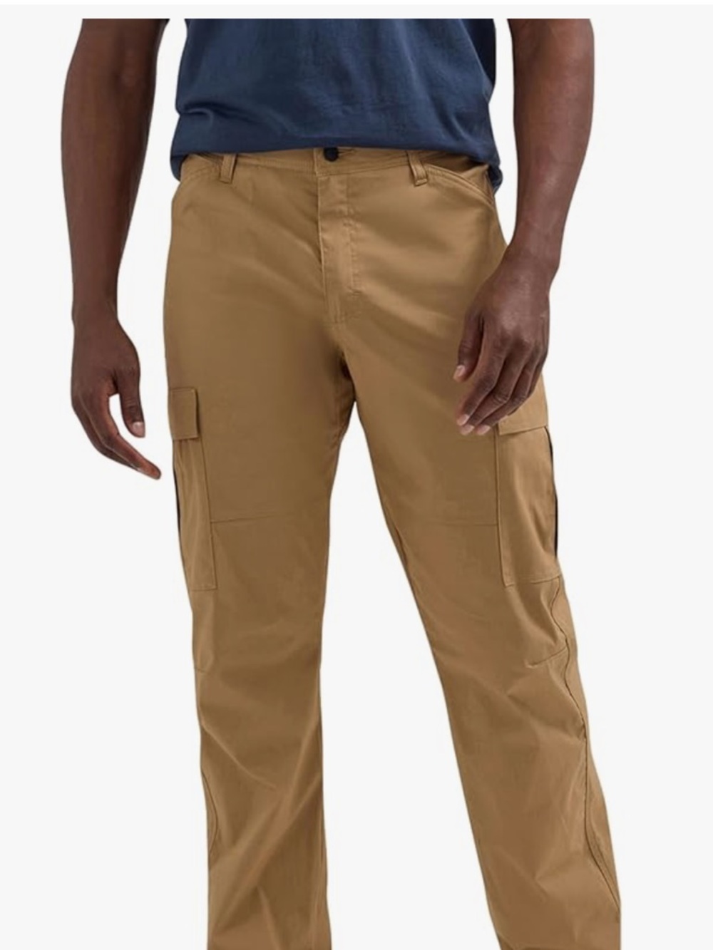 Lee Men's Motion Stretch Cargo Pant Size 38 x 32 Acorn Tan Performance Pants NWT